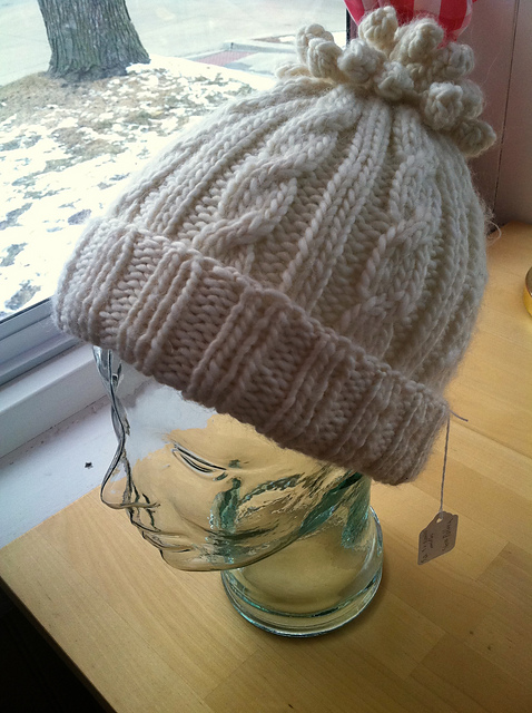 Cabled Cocoon Hat