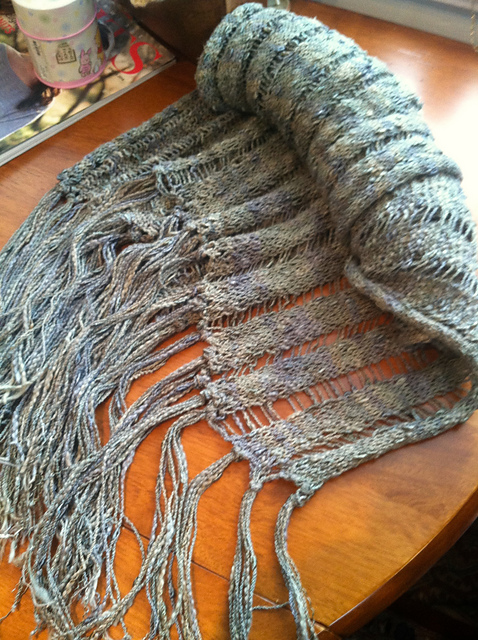 Dropped Stitch Shawl