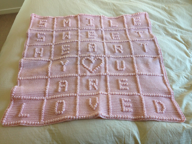 Smile Sweetheart Baby Blanket