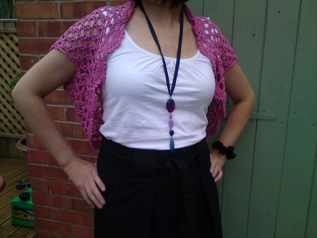 Design A - "Bonita" Crochet Lace Shrug