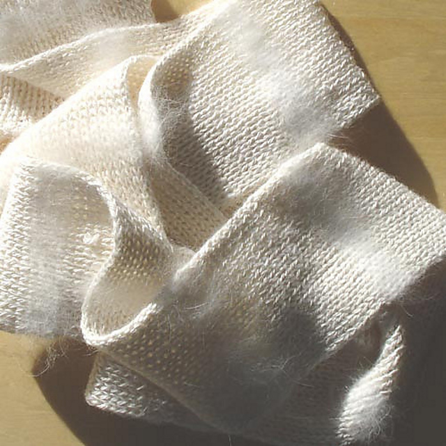 Winter White Hat and Scarf