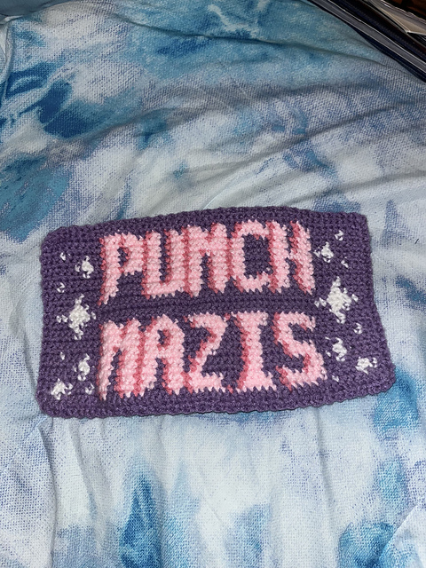 Punch Nazis Tapestry