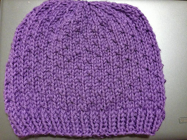Purl Bumps Baby Hat