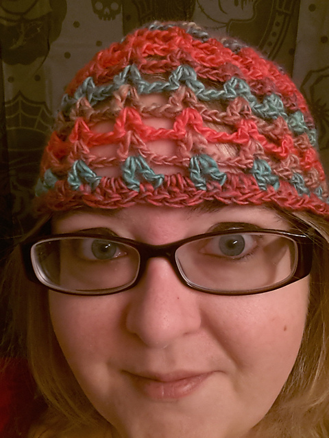Lace V Stitch Hat