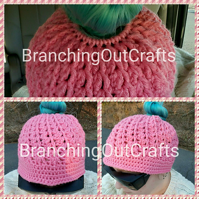 Totally Twisty Messy Bun Hat