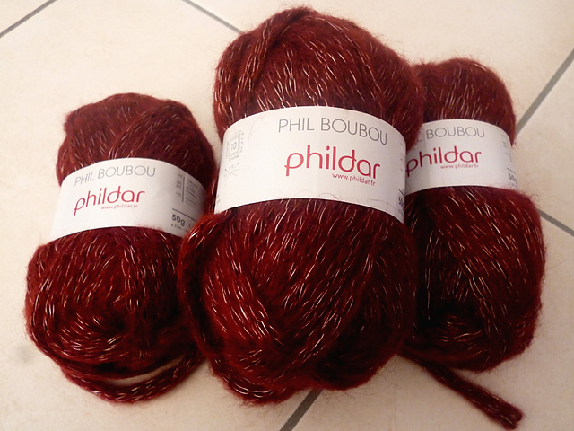 Pelotes De Laine Boubou Phildar Lagune - Viscose Polyamide - Neuf Pour Tricot Créatif