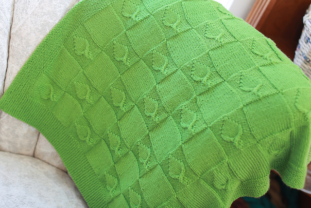 Leafy Baby Blanket