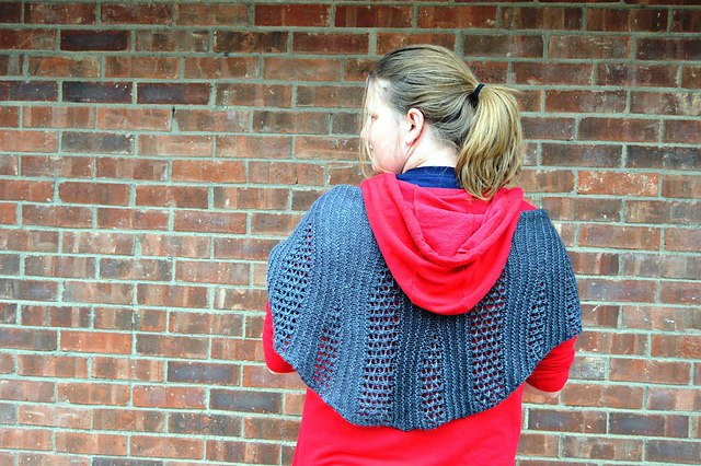 Crescent Steps Shawl