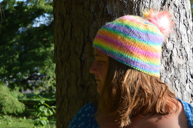 Rainbow Puddles Hat