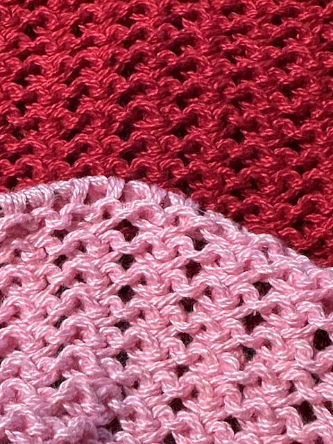 Hearts Washcloth