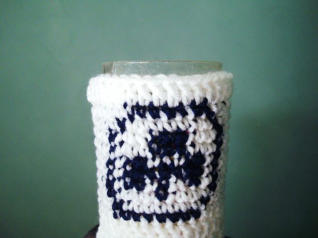 Girl Guide Trefoil Crochet Cup Cozy