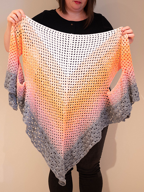 Granny Stitch Shawl Vest