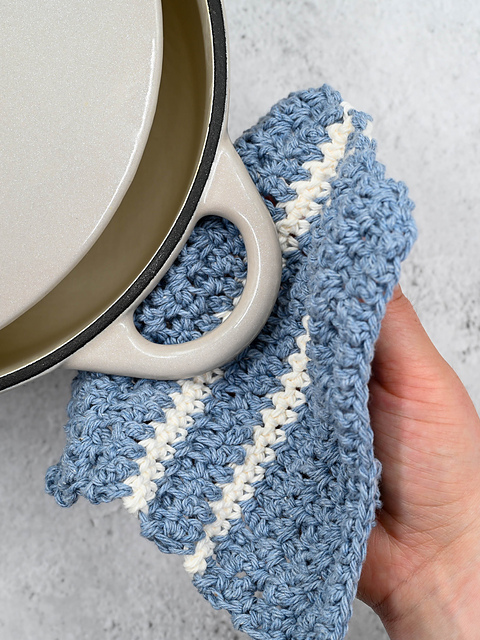 Classic Striped Potholder