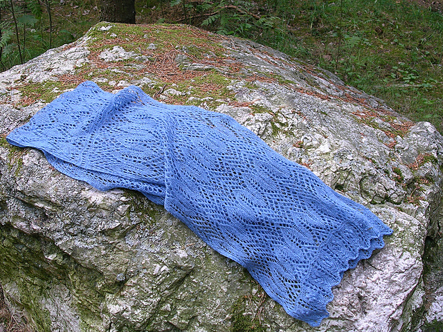 Halsduk med estniska spetsmönster / Estonian Lace Scarf