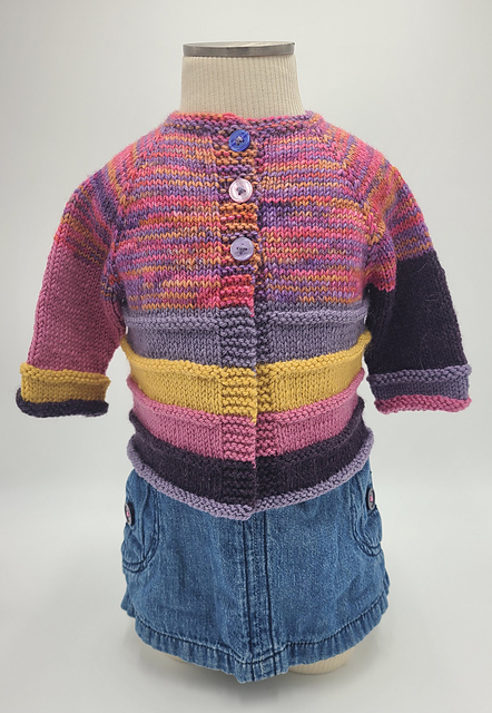 Top Down Baby Cardie