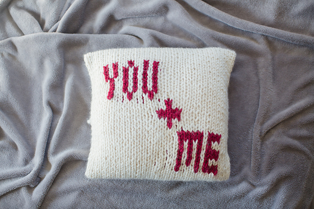 You + Me Pillow Cover
