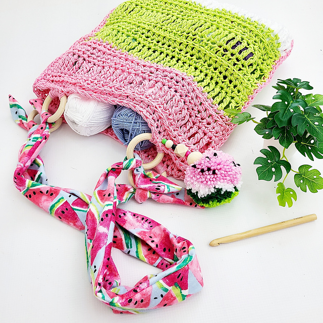 Lilac Market Bag