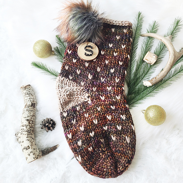 Classic Little Hearts Stocking