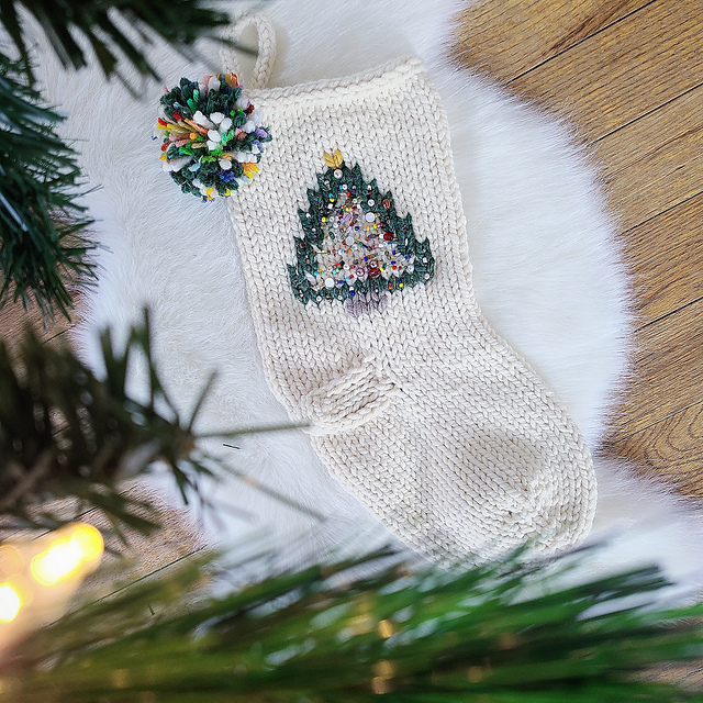 Into the Pines Stocking