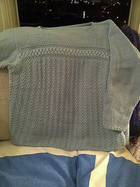 Vest With A Twist - 3/4 Length Sleeves