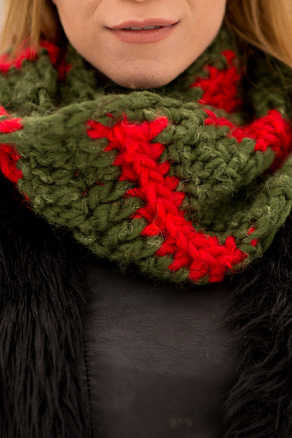 Christmas Wreath Cowl