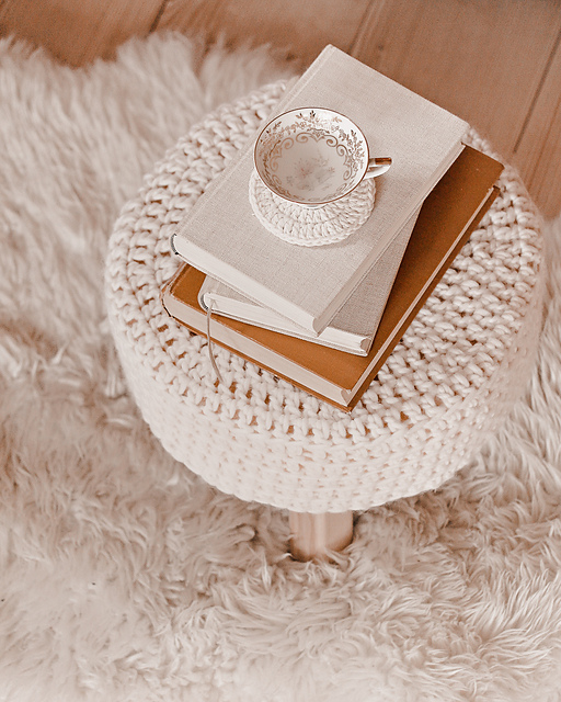 Wooden Stool Cover