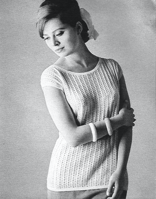 1365 Lady's cotton sweater