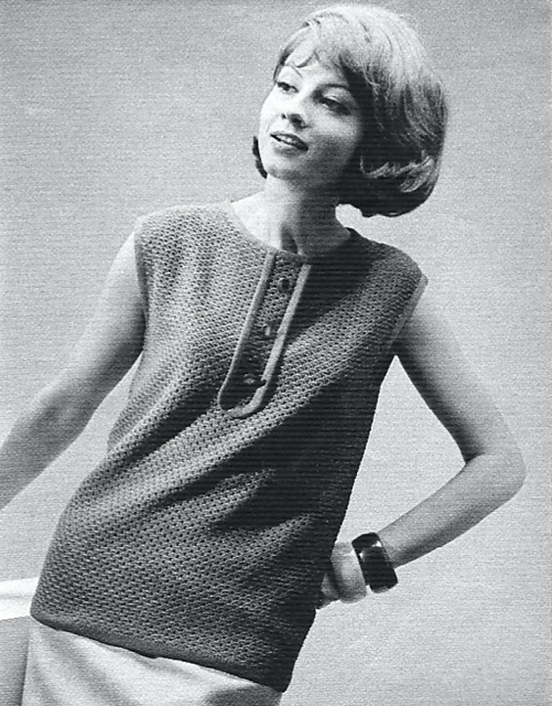 1317 Lady's cotton sweater