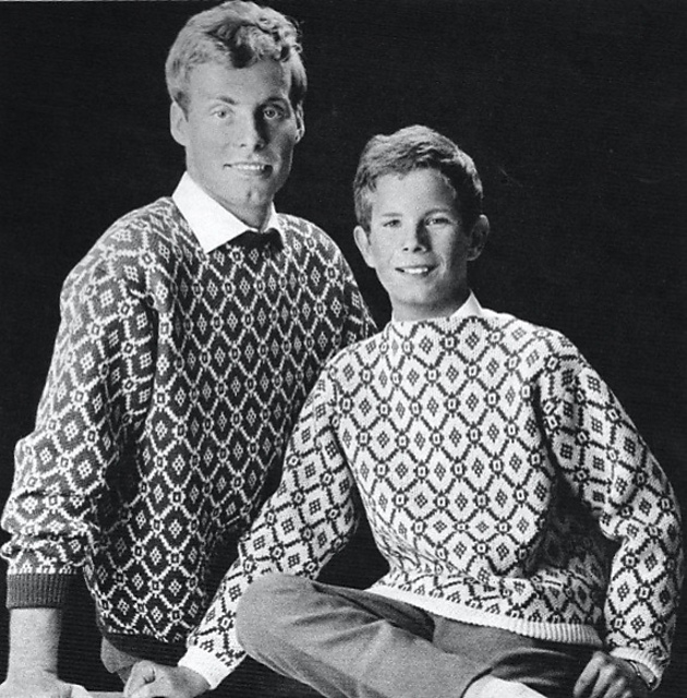1334 Boy's fairisle sweater
