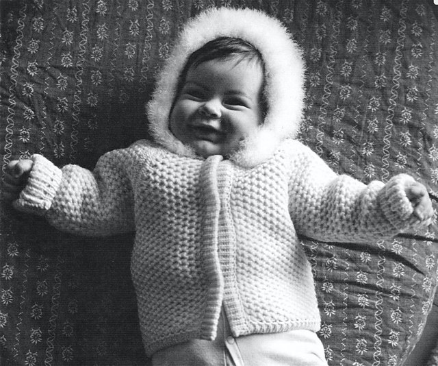 1385 Baby's jacket with hood