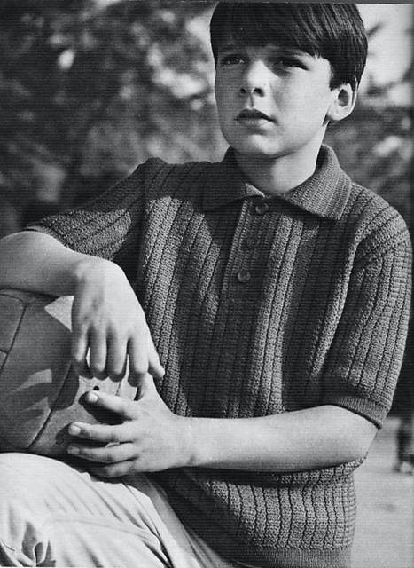 1468 Boy's short sleeves sweater