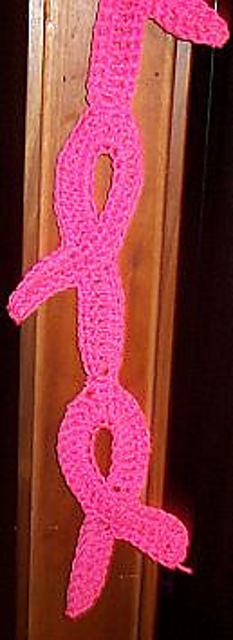 Breast Cancer Awareness/Survivor Ribbon Scarf