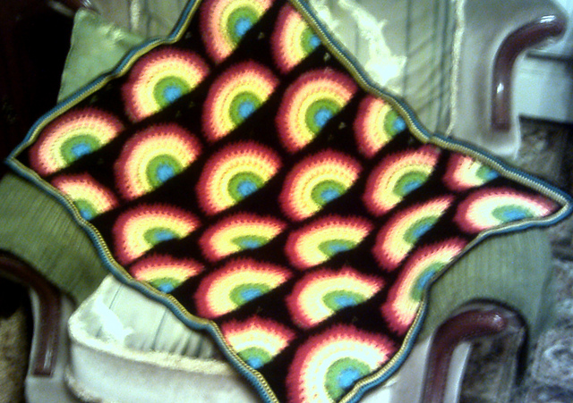 Midnight Rainbow Blanket