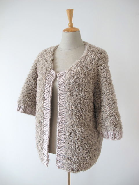 18. Rib Edge Fur Jacket