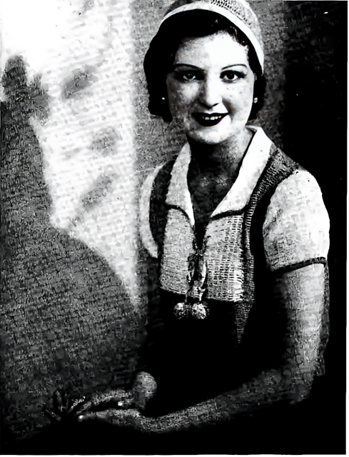 A Novel Pinafore Jumper in Crochet
