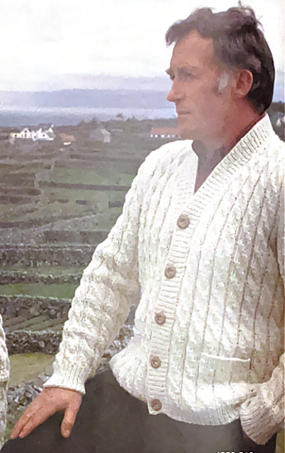 4259-516 Cabled Cardigan