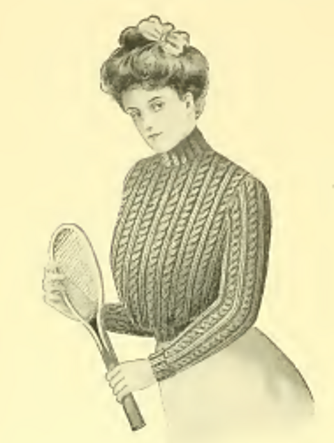Cable-stitch Sweater