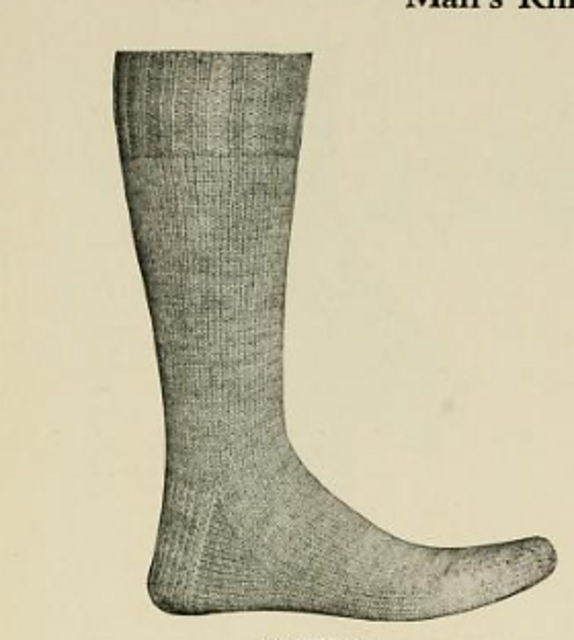 Man's Knitted Socks
