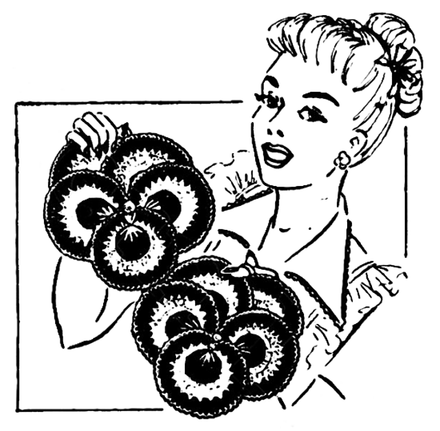 Pansy Pan Holders