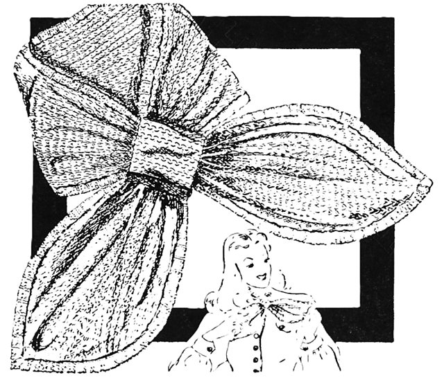 Slotted Knitted Ascot