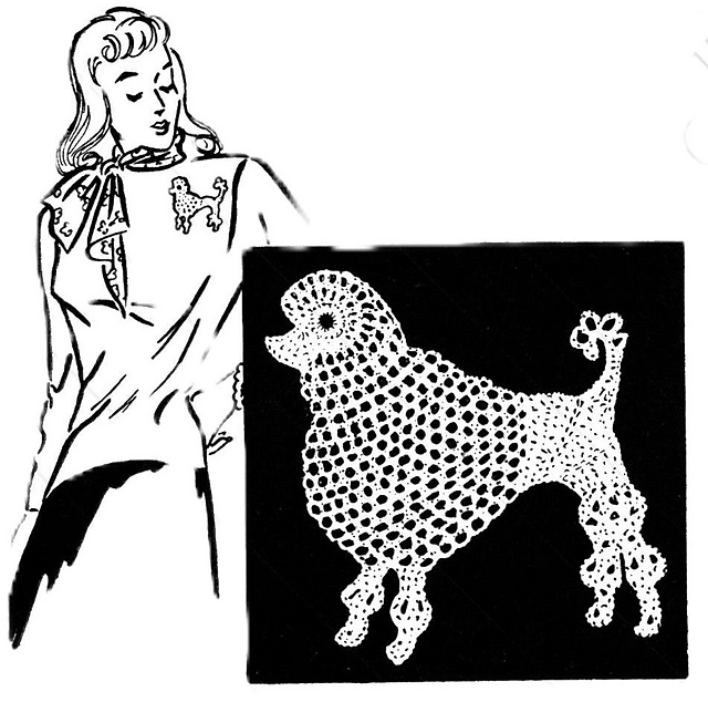 Crocheted Poodle