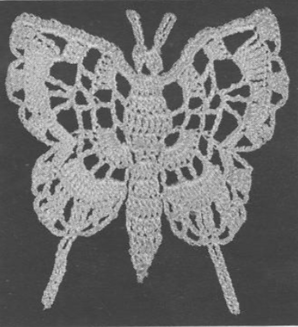 Crocheted Butterfly