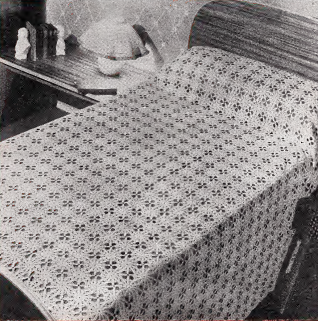 Bedspread In Crochet