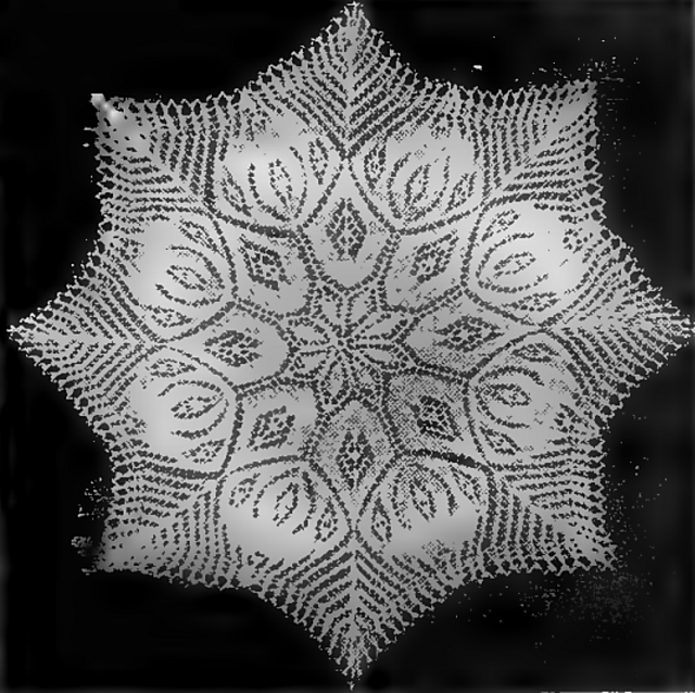 Tulip Star Doily