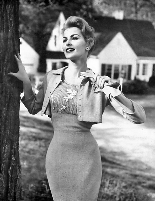 725-2 Embroidered Sheath