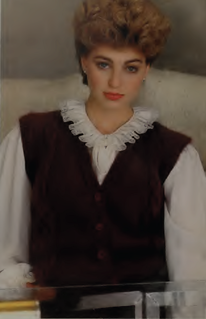 Long, Slim, Cabled Waistcoat