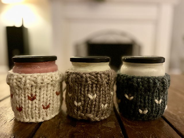Ice Cream Jar Cozies