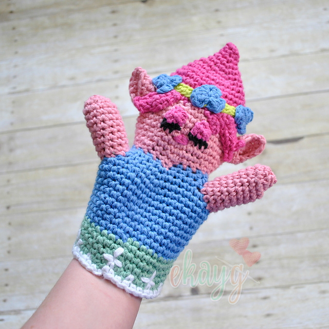 Poppy Bath Puppet
