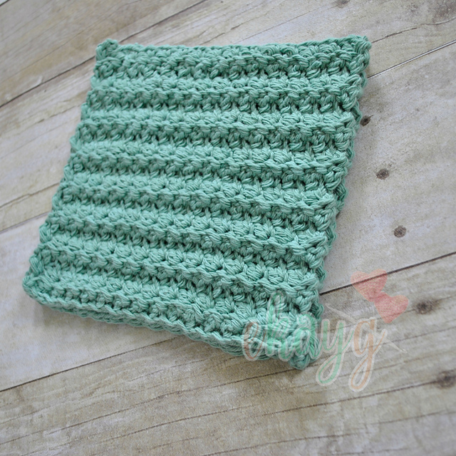 Easy Textured Dishcloth