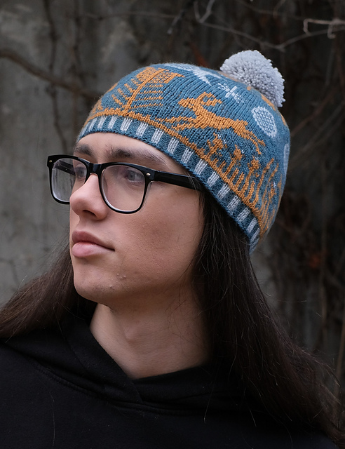 Ostara: Hare & Moon Hat